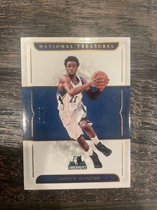 2016-17 Panini National Treasures Bronze /25 Andrew Wiggins #73