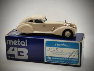 Mercedes 500K Autobahnkurier Metal White METAL43 No. 1025 (Rare Color) Ech 1/43 - Picture 1 of 8