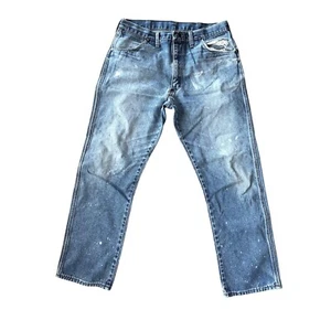 1990s mens distressed Wrangler jeans Size 36/30 - Picture 1 of 8