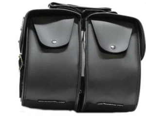 16" WATERPROOF Saddlebags for Harley Davidson Sportster Softail Dyna & More - Bild 1 von 5