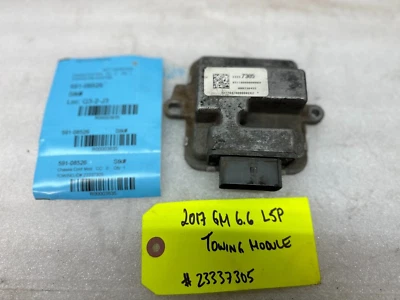 17 CHEVROLET GMC SIERRA SILVERADO 2500 3500 TOWING TOW CONTROL MODULE 23337305 - Image 1 of 4
