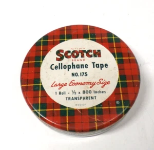 Vintage Scotch Brand Cellophane Tape Tin. No. 175, Saint Paul MN - Bild 1 von 5