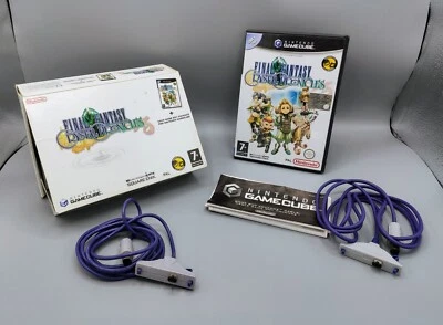 Final Fantasy Crystal Chronicles, completo di box e cavo + 2° cavo compatibile - Immagine 1 di 4