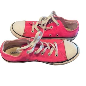 Converse All*Star Mädchen rosa Sneaker Gr. 3 Schnürer rutschfest Low Tops sportlich - Bild 1 von 10