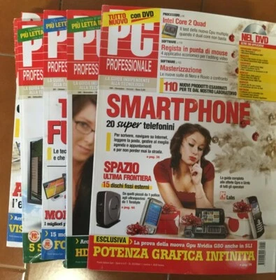 PC PROFESSIONALE N. 178-189, mensile - Mondadori Anno 2006 completa - CD inclusi - Immagine 1 di 4