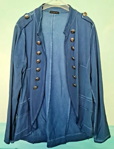 New Collection, blau-grauer Sweatshirt-Blazer, elegant, Gr. XL !MUST HAVE - Bild 1 von 2