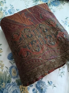 Ralph Lauren Great Barrington Paisley Queen Size Flat Sheet Paisley - Picture 1 of 7