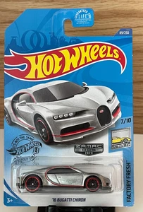 Hot Wheels '16 Bugatti Chiron ZAMAC - Picture 1 of 6