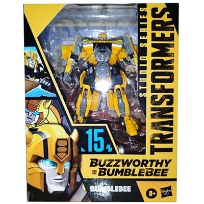 Transformers Buzzworthy Bumblebee Studio Deluxe 15BB Action Figure Hasbro New - Image 1 of 4