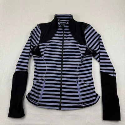 Chaqueta Lululemon Athletica Sea Stripe Polar Haze Forma Cremallera Completa 12 Foto 1 de 4