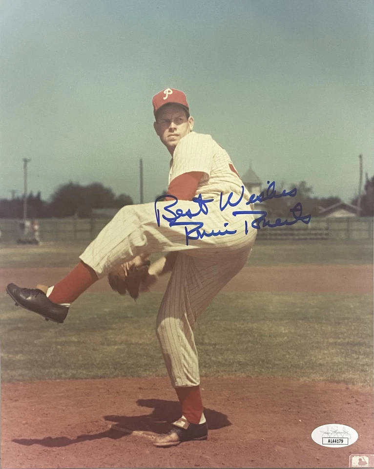 Robin Roberts Signed 8x10 Philadelphia Phillies Photo JSA AL44179 - Image 1 of 4