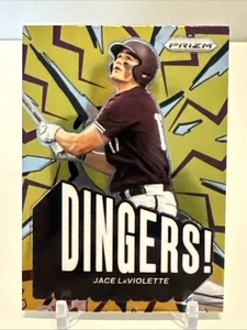 2025 Panini Prizm Jace Laviolette Dingers #13 Cleveland Guardians - Picture 1 of 2
