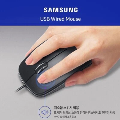 SAMSUNG Advanced Wired Mouse SPA-JMA1PUB Hyper Fast Scrolling Tilt Optical - Image 1 of 4