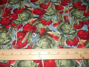 1 yard  Clothworks  "Vintage Seed Packets" Fabric   - Picture 1 of 1