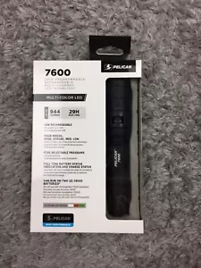 Pelican 7600 selbstprogrammierbare wiederaufladbare mehrfarbige LED-Taschenlampe - Bild 1 von 5