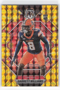 2023 Panini Mosaic Garrett Williams Yellow Reactive Prizm RC Rookie #321 - Picture 1 of 2