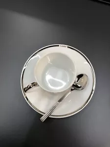 Cartier Original Coffee Set for 1 in Porcelain Limoges -Caffè Porcellana Tazzine - Picture 1 of 3