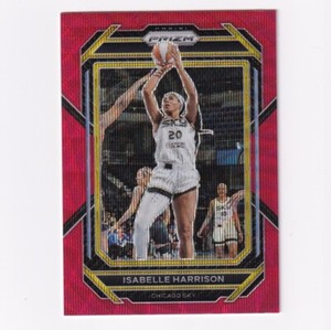 Isabelle Harrison 2023 Panini Prizm WNBA 101 Ruby Wave Prizm Chicago Sky