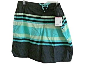 Traje de baño para hombre negro a rayas talla XXL Joe Boxer NUEVO - Imagen 1 de 2
