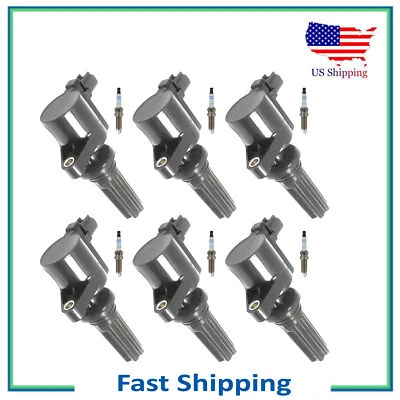 Bosch Double Iridium Spark Plug & FD496 Ignition Coil For 00-02 Lincoln LS 3.0L - Image 1 of 4