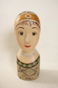 Plaster Art Deco Mannequin Head (HSE/JSF6) Mdme De Chelles Millinery Wig Hat - Picture 1 of 10