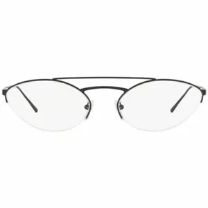 Auténticas gafas ovaladas para mujer Prada marco negro con lente de demostración PR62VV 1AB1O1 - Imagen 1 de 5