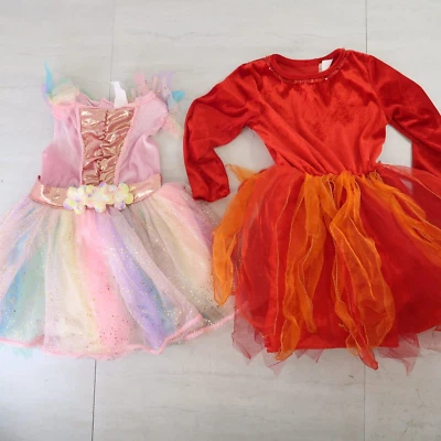 Платье вверх притворяться играть костюм лот из 2 дух Хэллоуин фея и дьявол 2T-4T - Изображение 1 из 4