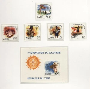 Zaire ( Rep. Dem. Congo ) 1982 Scout Series CPL And Bf New Rubber Integra MNH - Picture 1 of 1