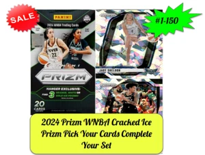 2024 Prizm WNBA Cracked Ice Prizm #1-150 Pick Your Cards Complete Your Set - Picture 1 of 39