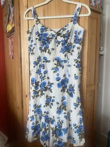 2 Pre-owned Ann Taylor dresses Floral Strappy Sundress Size 4 - Picture 1 of 17