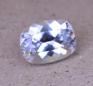 Natural White Sapphire 20 Carat Cushion Shape Certified Loose Gemstone Faceted - Picture 1 of 6