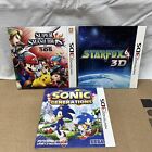 Nintendo 3Ds Instruction Manual Lot Starfox 64 Sonic Super Smash *Manuals Only*