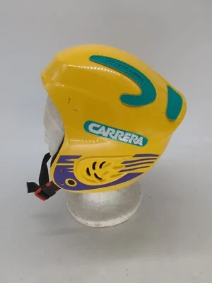 Casco de esquí Pro Race Carrera vintage 1998 talla 58 medio amarillo carreras Italia Foto 1 de 4