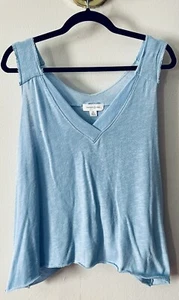 TREASURE & BOND Sky Blue V-Neck Sleeveless Sweater SIZE XL - Picture 1 of 6