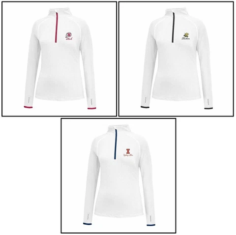 J America Women's Poly 1/2 Zip Jacket, Illinois, Utah Utes, Wichita Shockers Cover