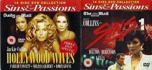 SINS & PASSIONS - HOLLYWOOD WIVES/SINS 1 - 2 DISCS - MAIL PROMO DVD - Imagen 1 de 5