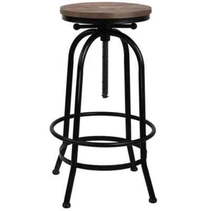 Artiss Retro Rustic Vintage Barstool - Picture 1 of 6