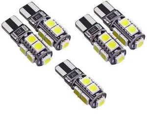 FIT RENAULT T10 501 White Car Side Light Bulbs W5w Xenon Canbus Error Free 9 Smd - Picture 1 of 12