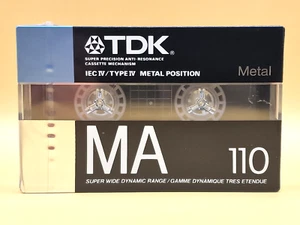 Cinta de casete de audio en blanco TDK MA 110 (sellada) - Imagen 1 de 6