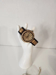 Bewell Mens Wood Watch - Picture 1 of 14
