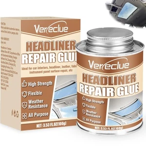 100ml Headliner Repair Glue Car Roof Liner Adhesive Clear Upholstery Glue - Picture 1 of 7