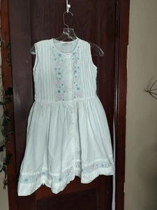 East Bay Gear Vintage Jr 's 100 % Baumwolle Kleid/Nachtwäsche Landhaus Kern Größe 10 - Bild 1 von 13