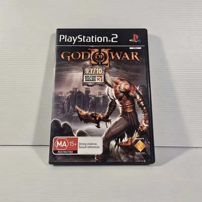God Of War II 2 PlayStation 2 PS2 Game PAL Ex Con w' Manual FREE Tracked Au Post - image 1 of 4