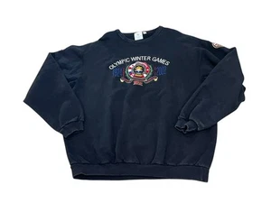 Vintage Salt Lake 2002 Olympic Crewneck Sweatshirt - Official Licensed Merch XL - Picture 1 of 8