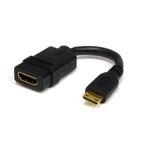 StarTech.com HDACFM5IN High-Speed HDMI/Bu auf HDMI Mini/St Kabel 13cm - Bild 1 von 2