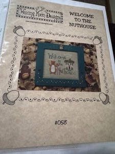 Waxing Moon Designs cross stitch chart Welcome To The Nuthouse - Picture 1 of 2