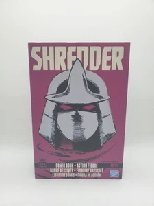 TMNT BST The Loyal Subjects AXN Super Shredder 8" XL Action Figure + Comic Book - Picture 1 of 9