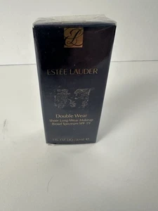 NIB Estee Lauder Double Wear Sheer Long Wear Makeup 7W1 Deep Spice SPF 19 1 oz - Picture 1 of 3