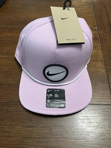 Gorra Nike Unisex L/XL Rosa Ártico Dri FIT Pro Estructurada Futura Golf Swoosh Logo - Imagen 1 de 4