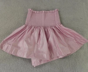 Queen of Sparkles Shorts Womens RB Pink Iridescent Metallic Vegan Leather XS - Picture 1 of 1